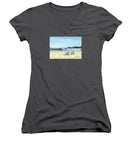 Gooseberry Beach Newport Rhode Island - Women's V-Neck