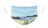 Gooseberry Beach Newport Rhode Island - Face Mask