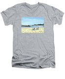 Gooseberry Beach Newport Rhode Island - Men's V-Neck T-Shirt