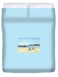 Gooseberry Beach Newport Rhode Island - Duvet Cover
