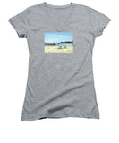 Gooseberry Beach Newport Rhode Island - Women's V-Neck