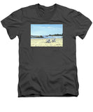 Gooseberry Beach Newport Rhode Island - Men's V-Neck T-Shirt