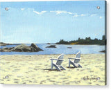 Gooseberry Beach Newport Rhode Island - Acrylic Print