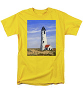 Great Point Lighthouse Nantucket Massachusetts - Men's T-Shirt  (Regular Fit)