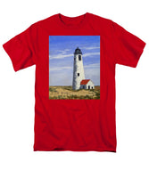 Great Point Lighthouse Nantucket Massachusetts - Men's T-Shirt  (Regular Fit)