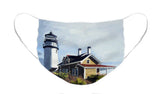 Highland Light North Truro Cape Cod Massuchusetts - Face Mask