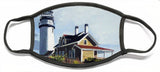 Highland Light North Truro Cape Cod Massuchusetts - Face Mask