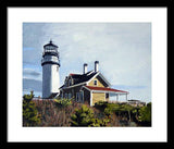 Highland Light North Truro Cape Cod Massuchusetts - Framed Print