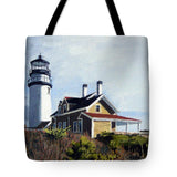 Highland Light North Truro Cape Cod Massuchusetts - Tote Bag