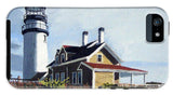 Highland Light North Truro Cape Cod Massuchusetts - Phone Case