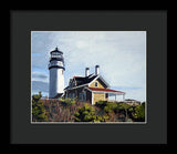 Highland Light North Truro Cape Cod Massuchusetts - Framed Print