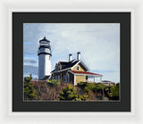 Highland Light North Truro Cape Cod Massuchusetts - Framed Print