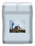 Highland Light North Truro Cape Cod Massuchusetts - Duvet Cover