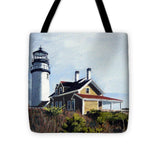 Highland Light North Truro Cape Cod Massuchusetts - Tote Bag