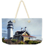 Highland Light North Truro Cape Cod Massuchusetts - Weekender Tote Bag