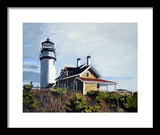 Highland Light North Truro Cape Cod Massuchusetts - Framed Print