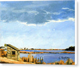 Lagoon Pond Shucking Shack Martha's Vineyard Massachusetts - Canvas Print