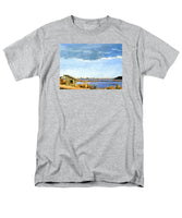 Lagoon Pond Shucking Shack Martha's Vineyard Massachusetts - Men's T-Shirt  (Regular Fit)
