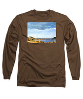 Lagoon Pond Shucking Shack Martha's Vineyard Massachusetts - Long Sleeve T-Shirt