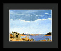 Lagoon Pond Shucking Shack Martha's Vineyard Massachusetts - Framed Print