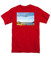 Lagoon Pond Shucking Shack Martha's Vineyard Massachusetts - Men's T-Shirt  (Regular Fit)