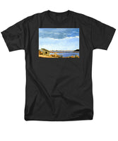 Lagoon Pond Shucking Shack Martha's Vineyard Massachusetts - Men's T-Shirt  (Regular Fit)
