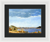 Lagoon Pond Shucking Shack Martha's Vineyard Massachusetts - Framed Print