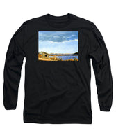 Lagoon Pond Shucking Shack Martha's Vineyard Massachusetts - Long Sleeve T-Shirt
