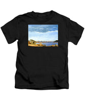Lagoon Pond Shucking Shack Martha's Vineyard Massachusetts - Kids T-Shirt