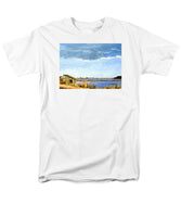Lagoon Pond Shucking Shack Martha's Vineyard Massachusetts - Men's T-Shirt  (Regular Fit)