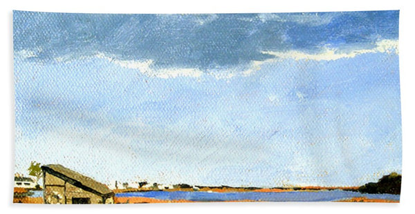 Lagoon Pond Shucking Shack Martha's Vineyard Massachusetts - Beach Towel