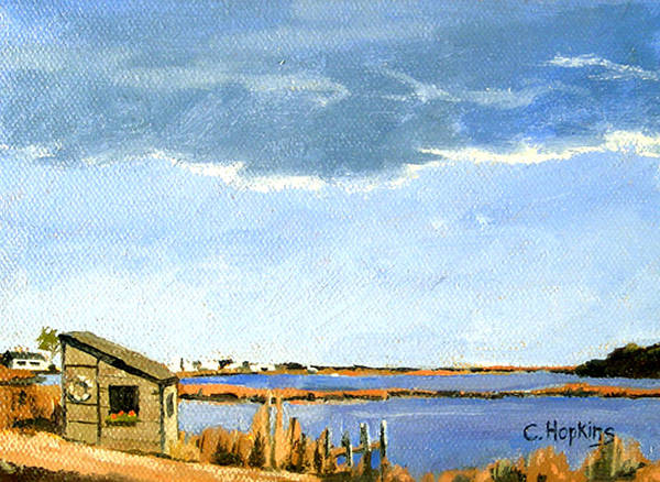 Lagoon Pond Shucking Shack Martha's Vineyard Massachusetts - Art Print