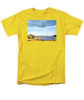 Lagoon Pond Shucking Shack Martha's Vineyard Massachusetts - Men's T-Shirt  (Regular Fit)