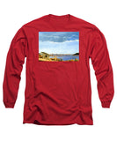 Lagoon Pond Shucking Shack Martha's Vineyard Massachusetts - Long Sleeve T-Shirt