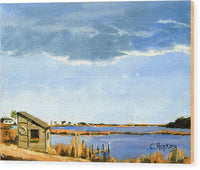 Lagoon Pond Shucking Shack Martha's Vineyard Massachusetts - Wood Print