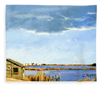 Lagoon Pond Shucking Shack Martha's Vineyard Massachusetts - Blanket