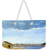 Lagoon Pond Shucking Shack Martha's Vineyard Massachusetts - Weekender Tote Bag