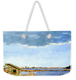 Lagoon Pond Shucking Shack Martha's Vineyard Massachusetts - Weekender Tote Bag
