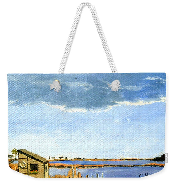 Lagoon Pond Shucking Shack Martha's Vineyard Massachusetts - Weekender Tote Bag