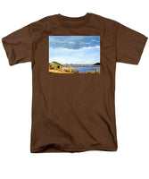 Lagoon Pond Shucking Shack Martha's Vineyard Massachusetts - Men's T-Shirt  (Regular Fit)