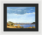 Lagoon Pond Shucking Shack Martha's Vineyard Massachusetts - Framed Print