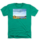 Lagoon Pond Shucking Shack Martha's Vineyard Massachusetts - Heathers T-Shirt