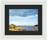 Lagoon Pond Shucking Shack Martha's Vineyard Massachusetts - Framed Print