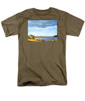 Lagoon Pond Shucking Shack Martha's Vineyard Massachusetts - Men's T-Shirt  (Regular Fit)