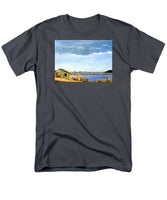 Lagoon Pond Shucking Shack Martha's Vineyard Massachusetts - Men's T-Shirt  (Regular Fit)