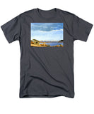 Lagoon Pond Shucking Shack Martha's Vineyard Massachusetts - Men's T-Shirt  (Regular Fit)