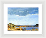 Lagoon Pond Shucking Shack Martha's Vineyard Massachusetts - Framed Print
