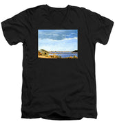 Lagoon Pond Shucking Shack Martha's Vineyard Massachusetts - Men's V-Neck T-Shirt