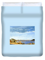 Lagoon Pond Shucking Shack Martha's Vineyard Massachusetts - Duvet Cover