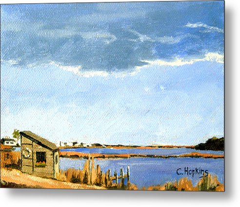Lagoon Pond Shucking Shack Martha's Vineyard Massachusetts - Metal Print